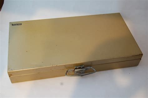 35mm slide storage boxes metal knco|Lot Vintage Kenco 35mm Slide Holder Storage Box Metal 7.5” X .